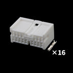 Automotive speed sensor PCB connector board end pin 16-hole plug seat rubber shell sheath with terminal DJ7165-0.6-10/21