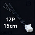 12 Pin Automotive connector car vehicle central control cable Wire harness plug socket 1318774-1 1565894-1 For Toyota Nissan