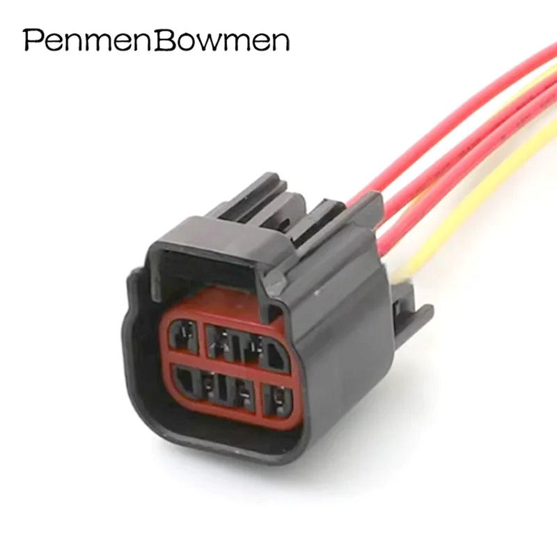 1 Set 6 Pin Car Rear Light Taillight Electrical Cable Connectors Female Wire Harness Plug E-5651 For Jaguar Land Rover Ford