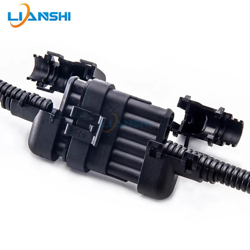 1.5 Automotive connector tail clip DJ7061Y-89 Wiring harness connector 6-hole straight buckle male and female plug cable jacket