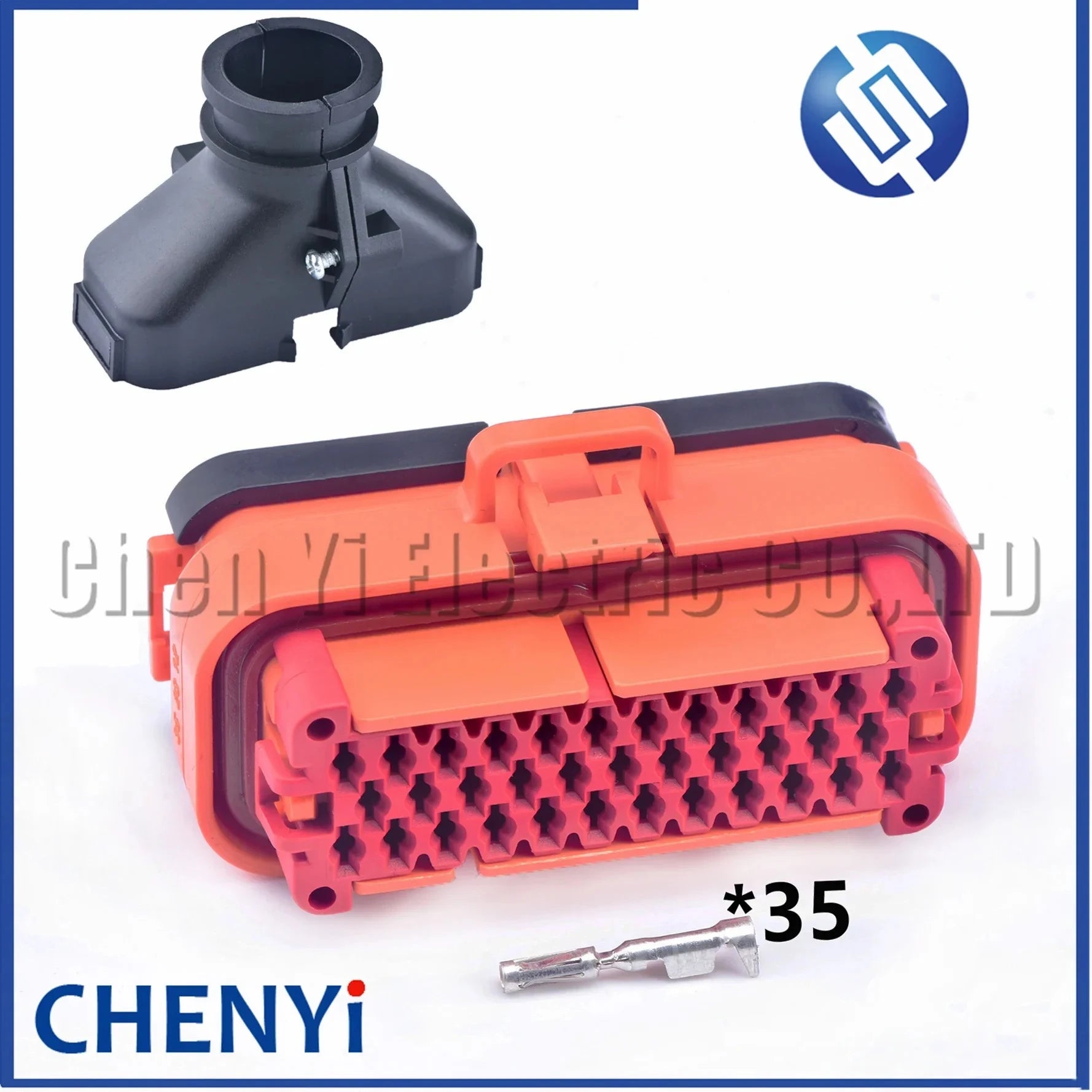 35 Pin orange series female sealed waterproof auto connector wire connection ECU plug 776164-6 With Pins