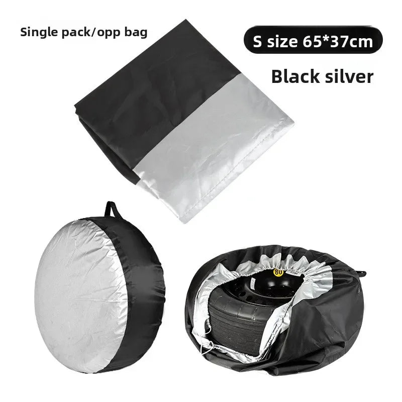 Spare Tire Cover Auto Vehicle Wheel Protector 13-19/19-23inch Case Polyester Car Tyre Storage Bags Cars Wheel Protection Amagi