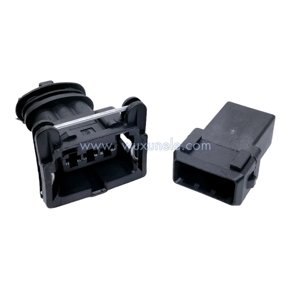 50 Sets 3 Pin 444072-1 282191-1 Male Side Automotive Wire Connector for Fuel Injector Plug