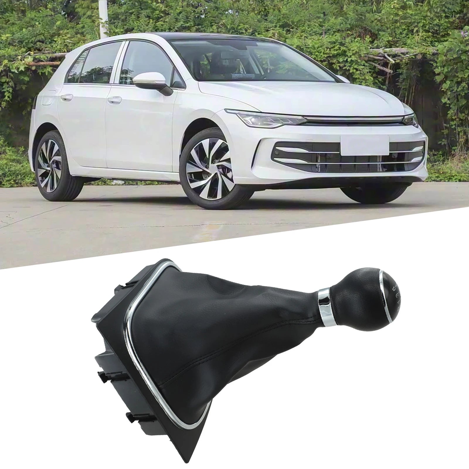1pc 5/6 Speed  Elegant  Gear Shift Knob Cover  For Golf For Jetta  Easy Install  Stylish Upgrade Car  Lever Shifter  HandBall