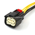 8 PIN 33482-4801 33472-4801 1.5mm Male Female Headlight Light Socket Auto Plug With Wires For Ford Chevrolet