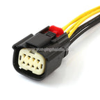 8 PIN 33482-4801 33472-4801 1.5mm Male Female Headlight Light Socket Auto Plug With Wires For Ford Chevrolet