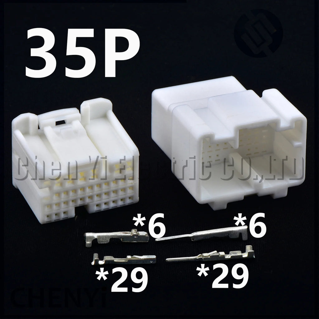 35 Pin Automotive connector ECU Engine Control Module harness plug 1123340-1 90980-12146 1674928-1 90980-12529 For Toyota LEXUS