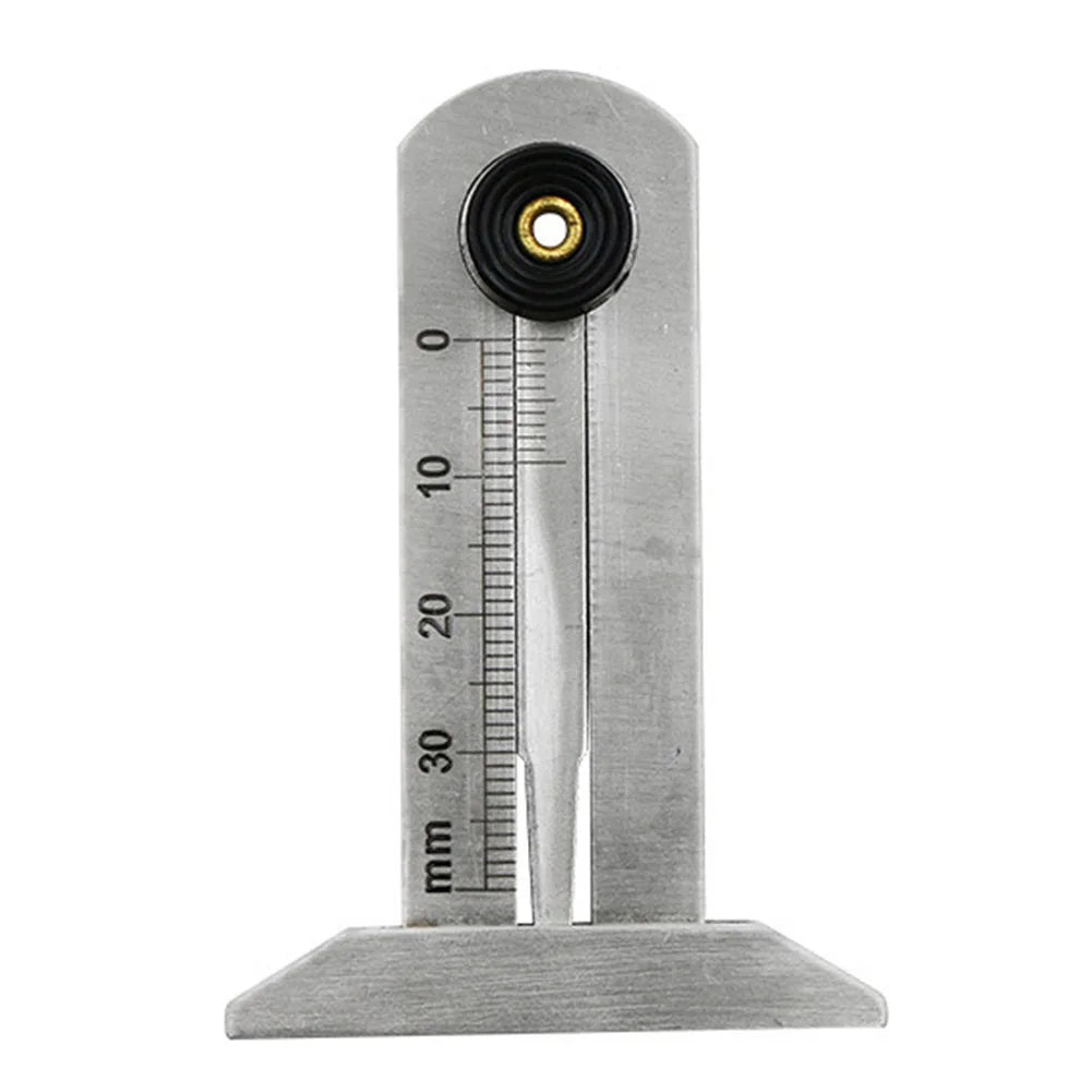 1pc Car Tire Tread  Depthometer Measuring Ruler Ruler Tread Depth Inspection Vernier Caliper Tool Depth Indicator Gauge Gage