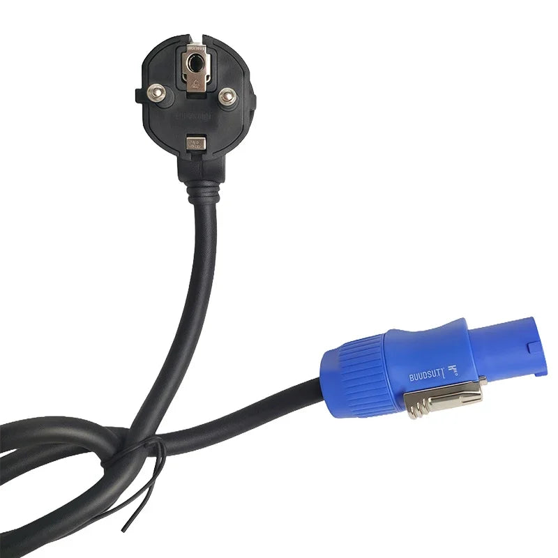 EU Schuko To 3PIN Electrical Extension Cord (3×1.5mm²) – Perfect for Audio Equipment, Stage Lights & LED Beam Lights