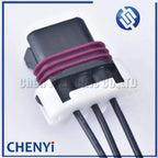 3 Pin Way black female temperature Sensor Plug auto waterproof connector 12129615 12110293 with 15cm wires For Metri-Pack 150
