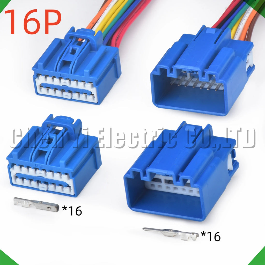 16-pin auto connector automotive connectors amplifier harness 68250125af rover ford