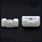 20 Pin male female Car Socket Auto Low Current Cable Adapter Automobile Replacement Connector Plug 6098-7360 6098-7357 With Pin