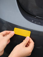 3*8cm Car Bumper Reflective Stickers Reflective Warning Strip Tape Secure Reflector Stickers Decals Safety Warning Tape 10pcs