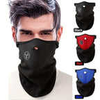 Winter Fleece Thermal Windproof Ski Mask Neck Guard Scarf for Cycling Running and Outdoor Activities Keep Warm and Comfortable