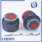47 Pin automotive waterproof plug male or female connector HDP26-24-47SE HDP24-24-47PE With Pins For Deutsch HDP series