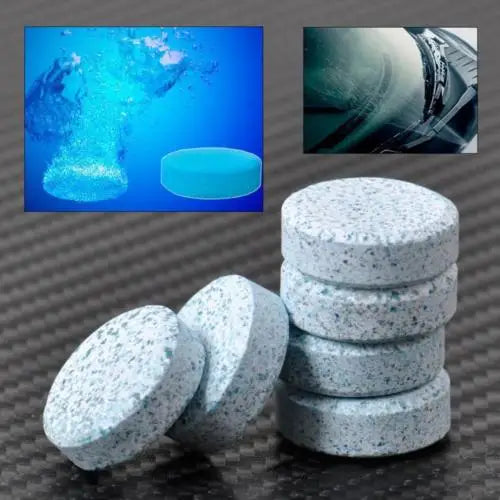 Car Windscreen Wiper Solid Cleaner Effervescent Tablets Cleaning Universal Windshield Window Glass Water Dust Washing Cleaner
