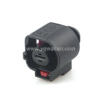 1-Pin Connectors Waterproof 6.3mm Female Connectors Automotive Wiring Harness Cable Plug for Magotan 1K0973751