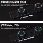 Wall Mounted Track Socket UK US AU EU Standard Usb Portable Power Track Socket Household Removable Extension Socket