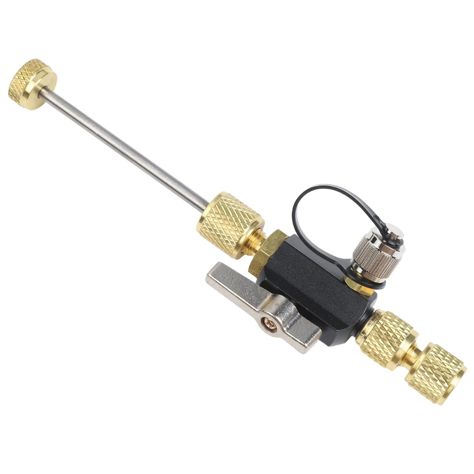1PC Vacuum-Rated Valve Core Removal Tool Black Valve Core Disassembly  Removal Tool 1/4" X 5/16" Compatible With R410A