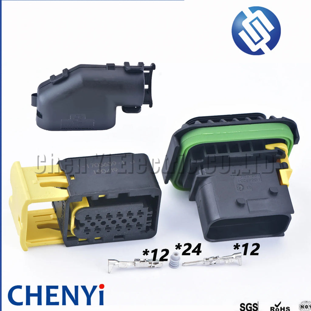 12 Pin Female or male Automotive Waterproof Wire Harness Wiring Connector plug 1-1703639-1 1-1564520-1 0-1670898-1 1-1564414-1