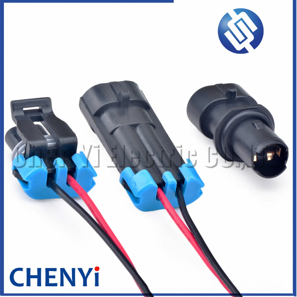 2 Pin automotive Headlight turn signal Wire harness plug outdoor temperature sensor Waterproof connector 12052641 12162000