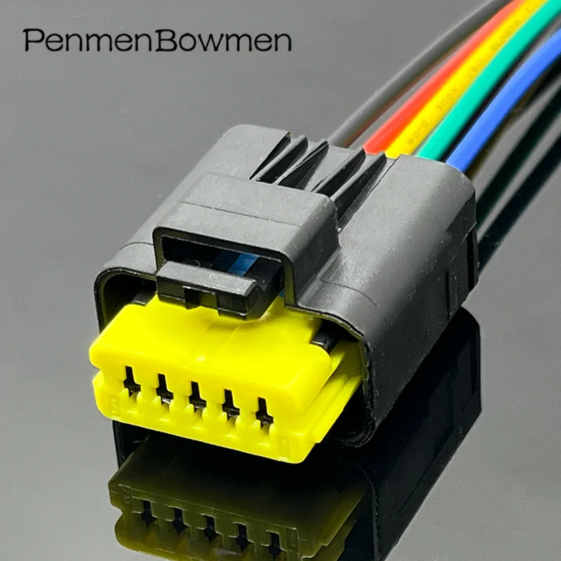 1 Set 2 3 4 5 6 Pin Car Turn Light Lamp Electrical Cable Connectors Female Mal Wire Harness Plug for Renault Peugeot Citroen