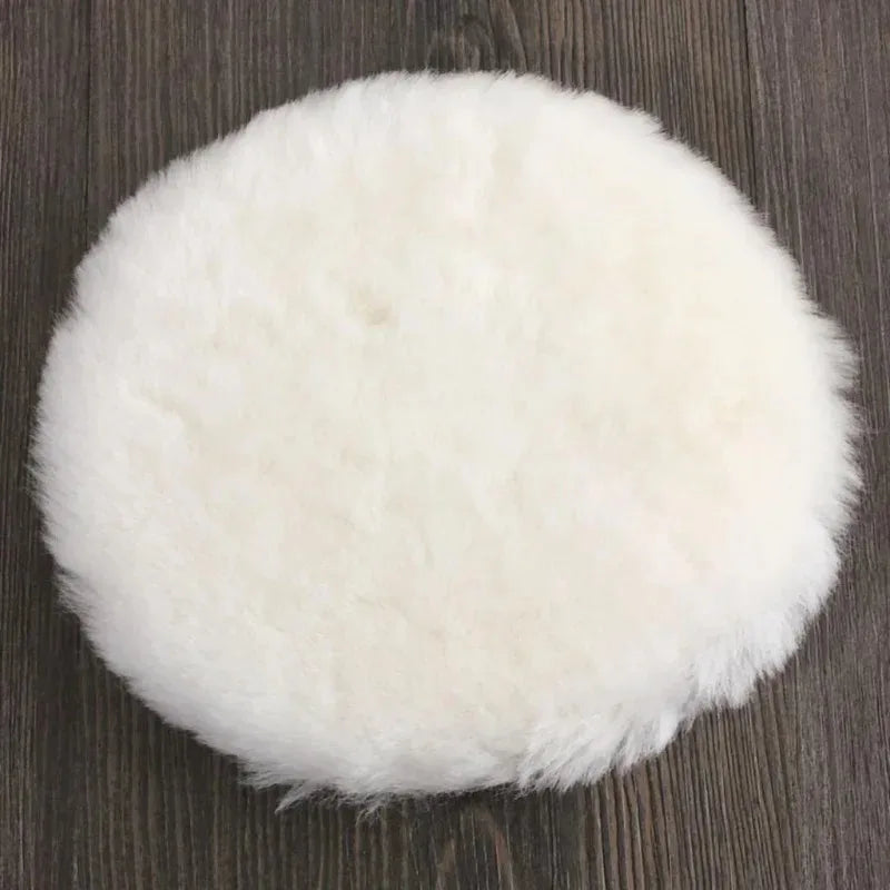 3/4/5/6/7 Inch Wool Polishing Disc Car Waxing Polishing Buffing Car Paint Care Polisher Pads Auto Washing Accessories 1/5pcs