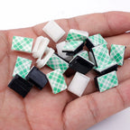 1-100Pcs Cable Clips Organizer Car Dashboard Self-Adhesive Drop Wire Holder Cord Manager Car Fixed Clamp Wire Clip Accessories