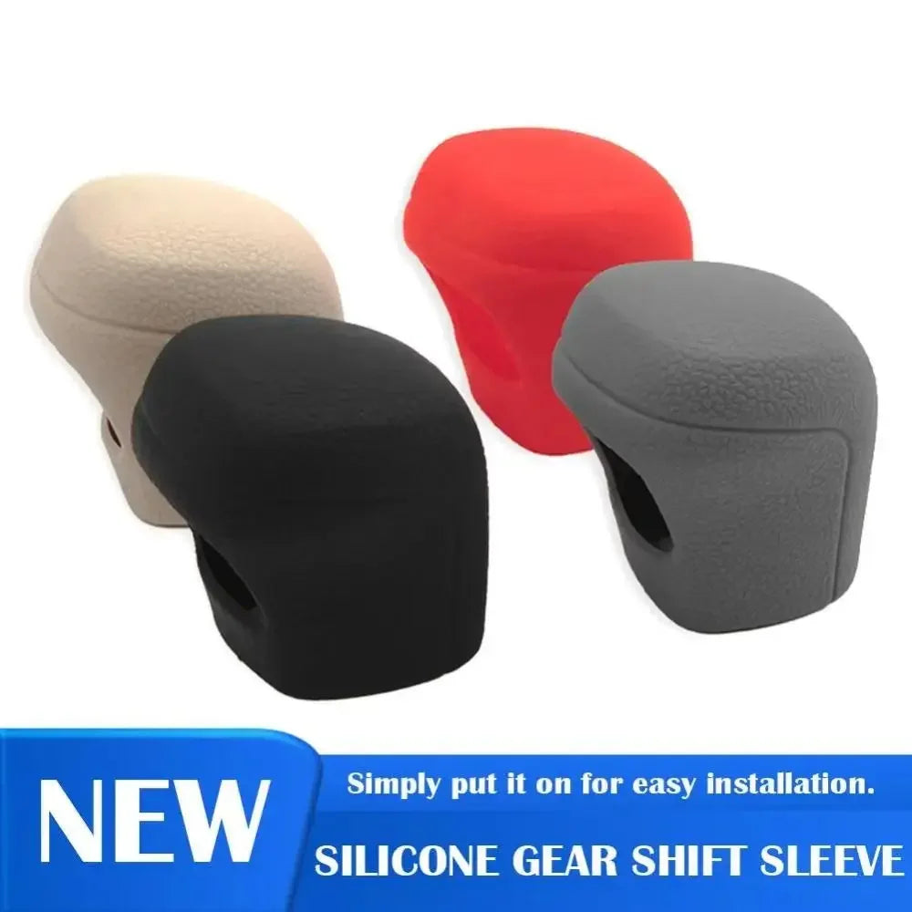 Car Silicone Automatic Gear Shift Knob Cover Antislip Shifter Knob Univeral Fit Shifter Handle For Toyota C-HR For Camry Amagi