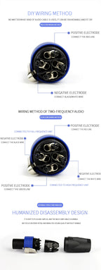 Professional NL4FC Speakon 4Pin Audio XLR Connector with Ohm Head and Solder-Free Amplifier Terminal for Superior Sound Quality