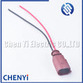 2 Pin Auto Connector Electric hand brake rear brake wheel cylinder motor Wire harness Plug 6X0973802A 1J0973702A 1J0 973 702A