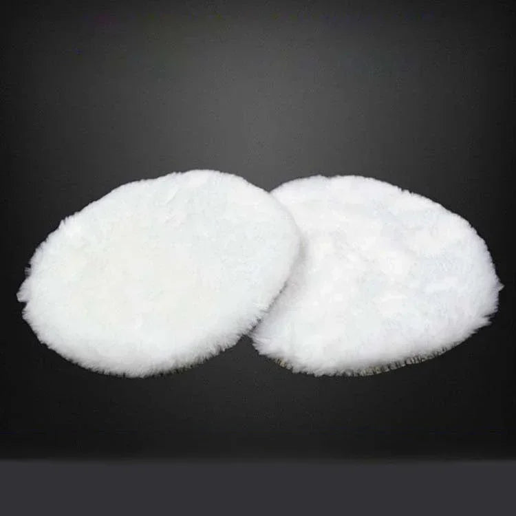 3/4/5/6/7 Inch Wool Polishing Disc Car Waxing Polishing Buffing Car Paint Care Polisher Pads Auto Washing Accessories 1/5pcs