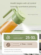 Glass Oil Spray Can Can Spray Dual-use Kitchen Utensils Glass Oil Bottle Press Type Spray Kitchen Tools Outdoor Barbecue Amagi