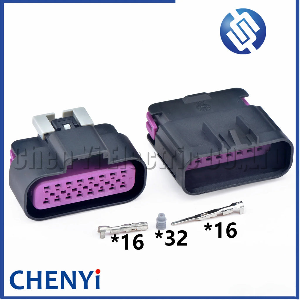 16 Pin Automotive waterproof connector Auto Light Lamp Wire harness plug 15326863 15326868 For Buick Chevrolet GT 150 Series