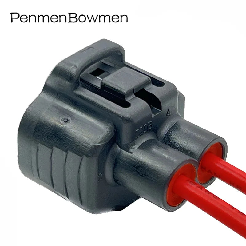 1 Set 2 Pin 4.8mm Car Hydraulic Motor HID Electrical Cable Connectors Female Wire Harness Plug for Toyota 6189-0425