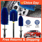 Auto Motorcycle Washing Tool Car Wheel Multifunction Cleaning Brush Long Soft Handle Rim Hub Microfiber Brush Tire Detail Amagi