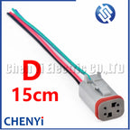 4 Pin Automotive waterproof connector harness plug DT06-4S DT06-4SA DT06-4SB DT06-4SC DT06-4SD For Heavy duty truck EBC system