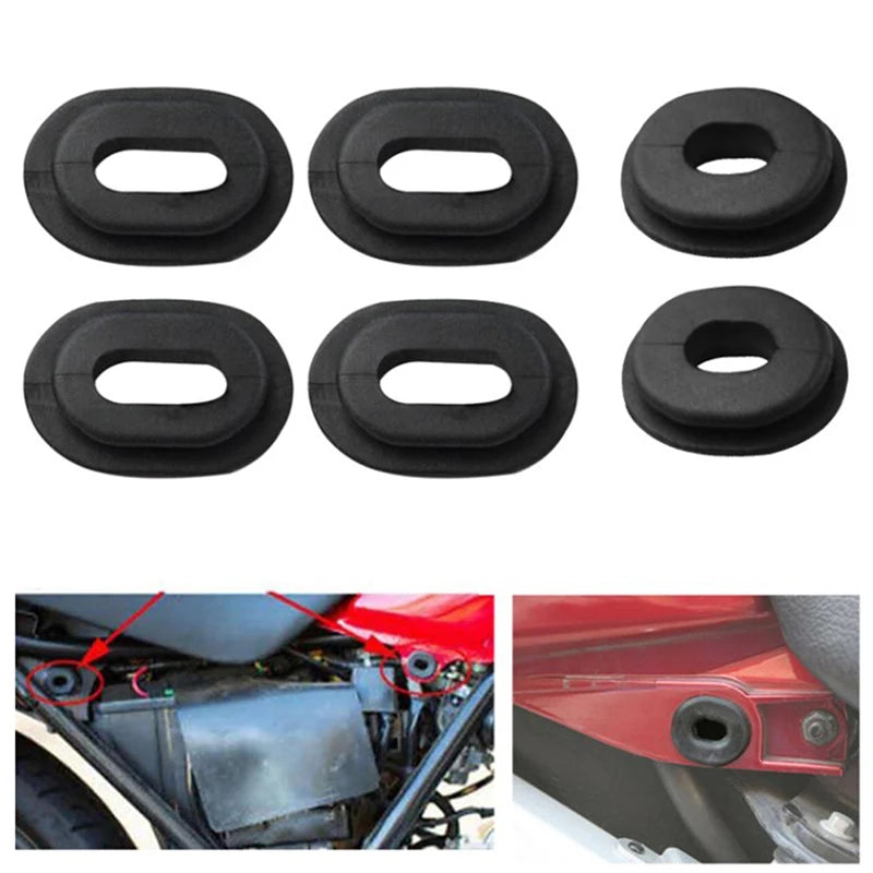 Hot sale 12pcs Motorcycle Body Side Cover Rubber Grommet Fairing Washer Bolts Motorcycle Accessories