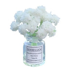 Car Interior Decoration Auto Dashboard Gadgets Ornament Cute Simulation Flowers Vase Sakura Gypsophila For Girl Woman Amagi