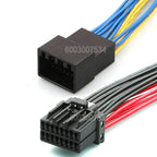 16 Pin Unsealed Male Female Connector Cable Motorcycle Electrical Harnesses Wiring Harness Housing 1473196-1 175966-2
