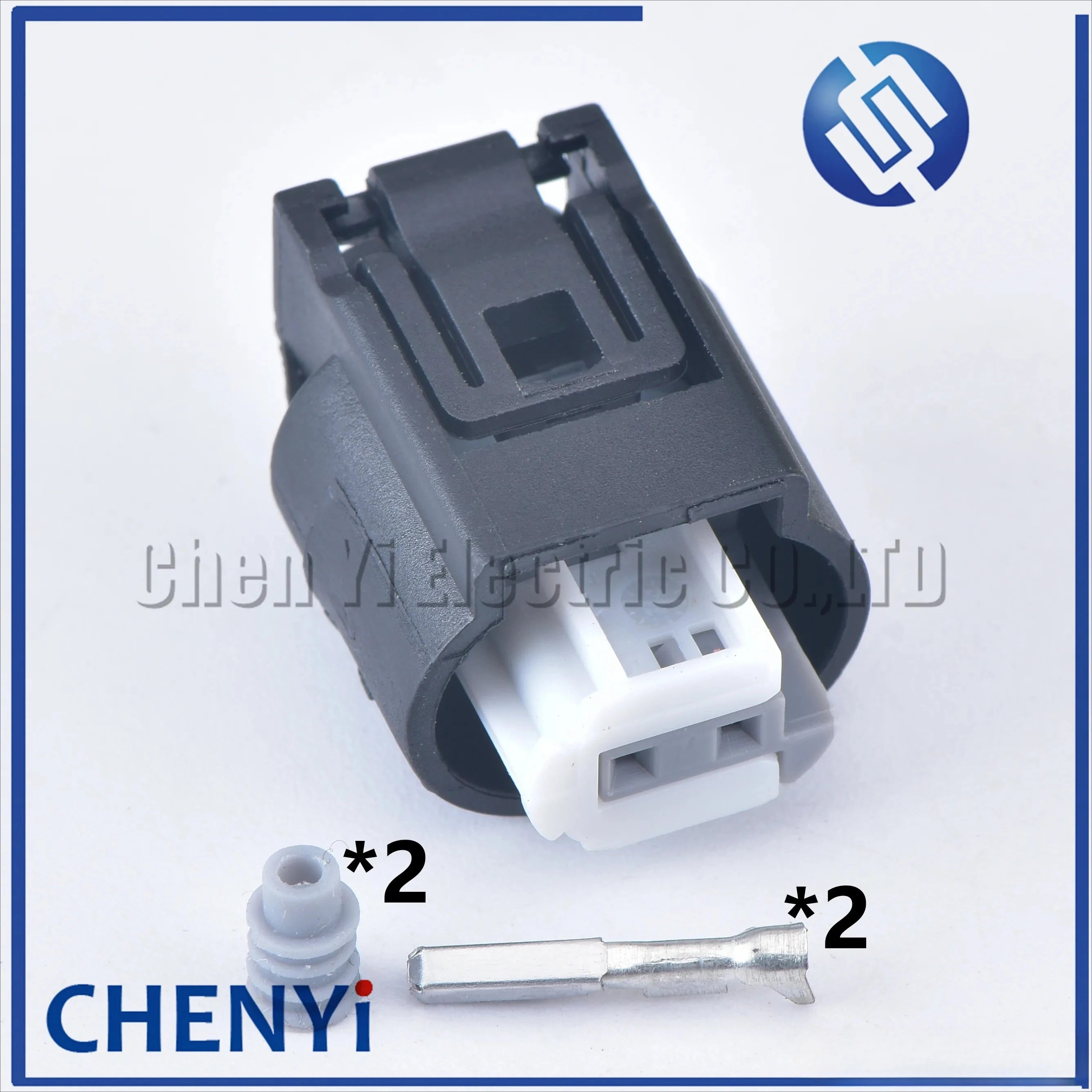 2 Pin Auto waterproof connector Car outdoor temperature sensor abs wheel speed Wire harness Plug 1718555-1 2-967644-1