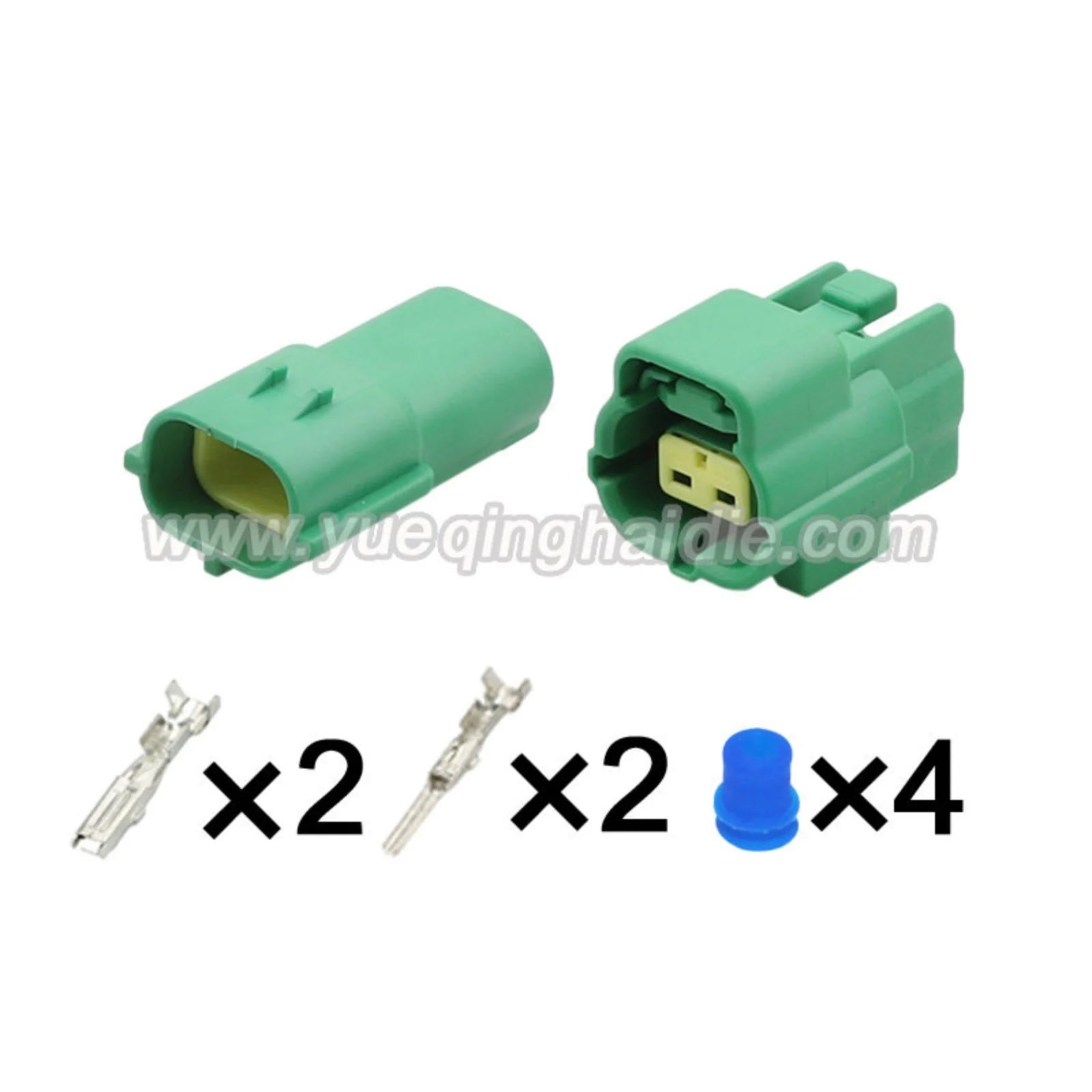 2 PIN 1.8mm Series Male Female Waterproof Connectors Automotive Harnesses With Terminals 174354-2 174352-2
