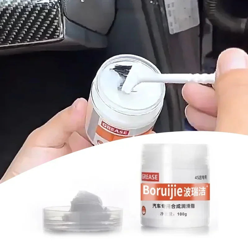 100g Paste Lubricant for Car Sunroof Door Locks Hinges Chain Track Maintenance Plant-Based High-Temperature Resistant Amagi