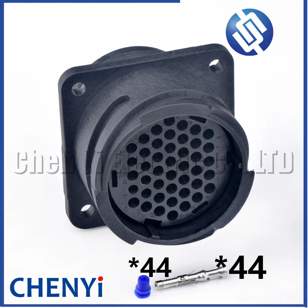44 Pin Auto waterproof connector Truck engine frame chassis harness plug 929661 929659 828895-1 For Delong F3000 M3000 X3000 J6