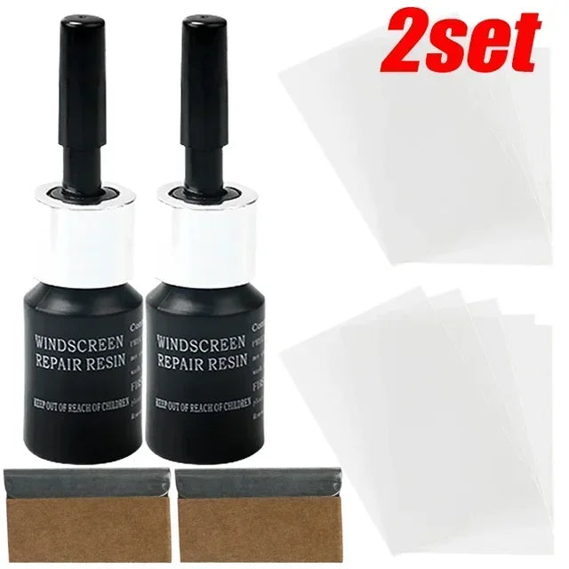 Car Glass Repair Window Cracks Gone Kit Remove Scratch Automobile Truck Motorcycles Broken Repair Windscreen Crack Recovery Set