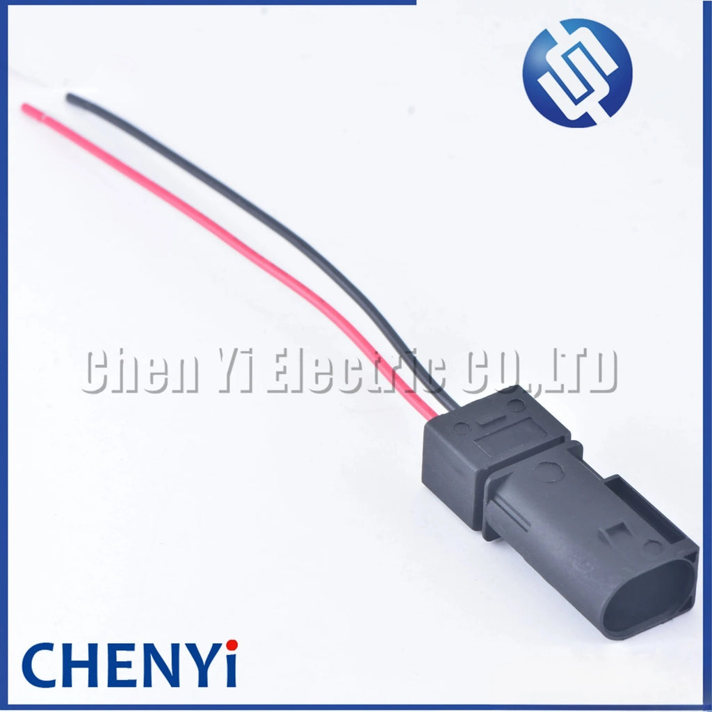 2 Pin female Automobile waterproof connector Car generator plug Oil pump Wire harness plug 1-967412-1