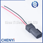 2 Pin female Automobile waterproof connector Car generator plug Oil pump Wire harness plug 1-967412-1