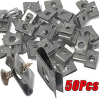Metal U-Type Screw Fastener Clip Car Base Anti-rust Clamp Fastener Bumper Fender Trim Panel Fastener Board Protection Amagi