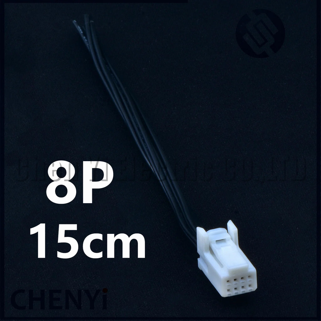 8 Pin Auto connector Socket Car navigation multimedia host Wire Harness plug 1376352-1 1473793-1 1565804-1 For Toyota Nissan