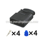 4 Pin Connector Waterproof 3.5mm Male Female Connector Ignition Coil Plug Wire Harness for VW AUDI 8K0973724 8K0973724 1J0973824